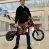 Скоростной электромотоцикл A005AA 24V зеленый